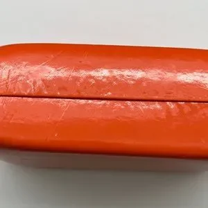 Hermes | Accessories | Hermes Paris Orange Leather Glasses 